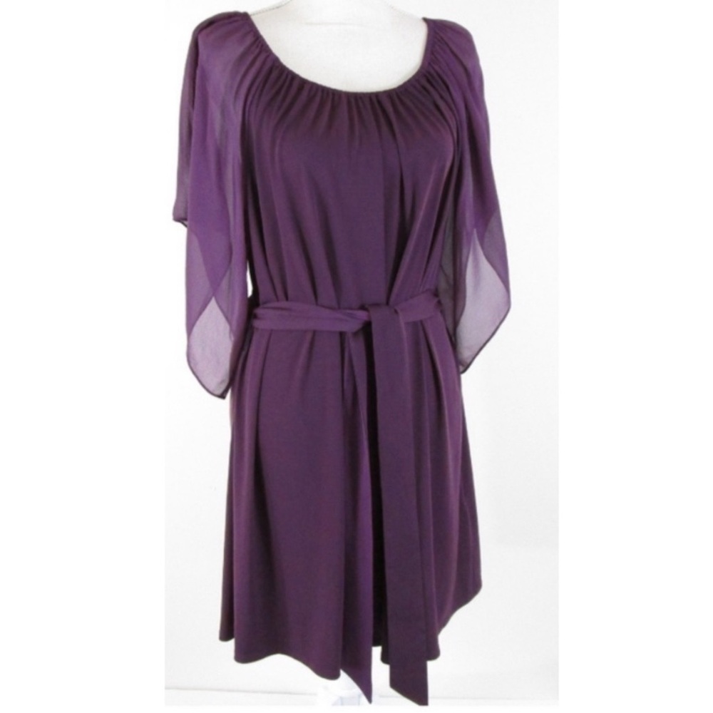 ALICE + OLIVIA Flutter Sleeve Dress